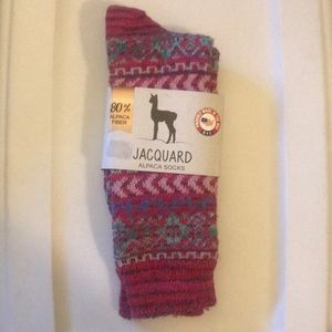Jacquard Alpaca socks